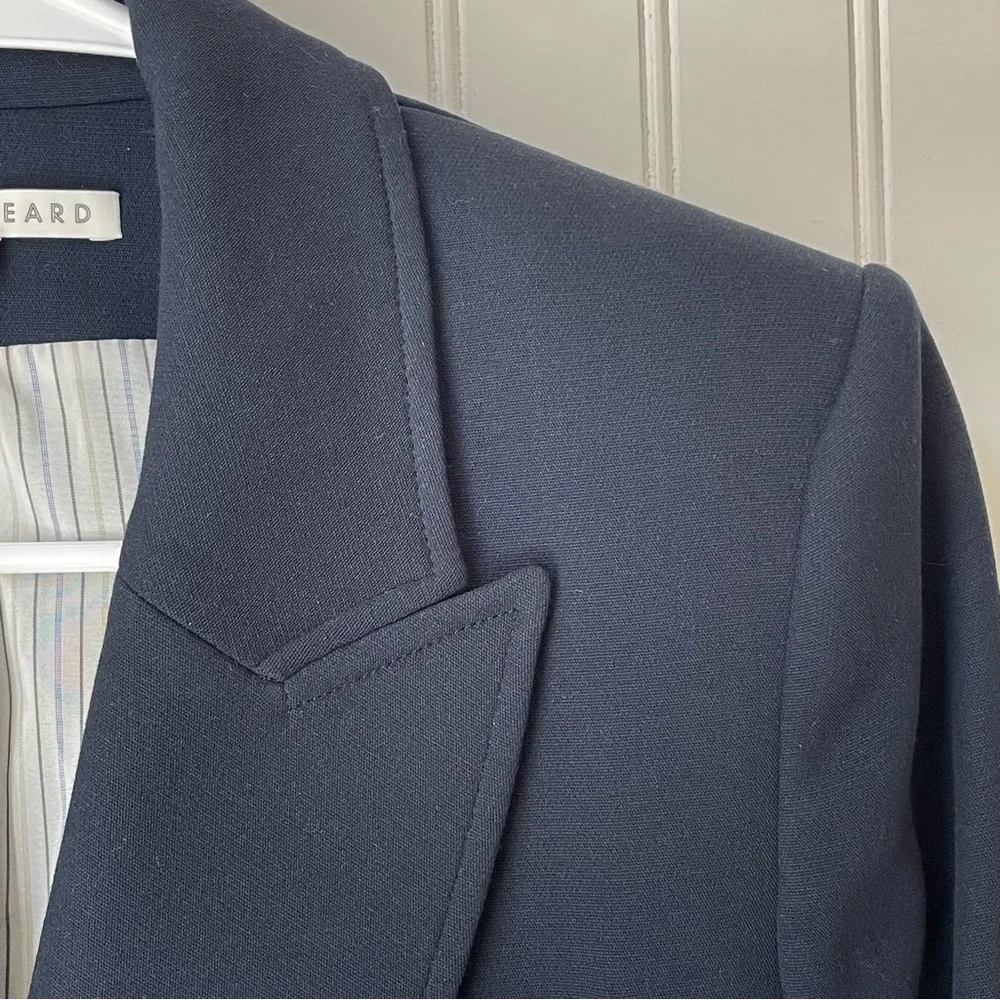 Veronica Beard Nevis Blazer Jacket Navy Blue Size 4 - Picture 2 of 12